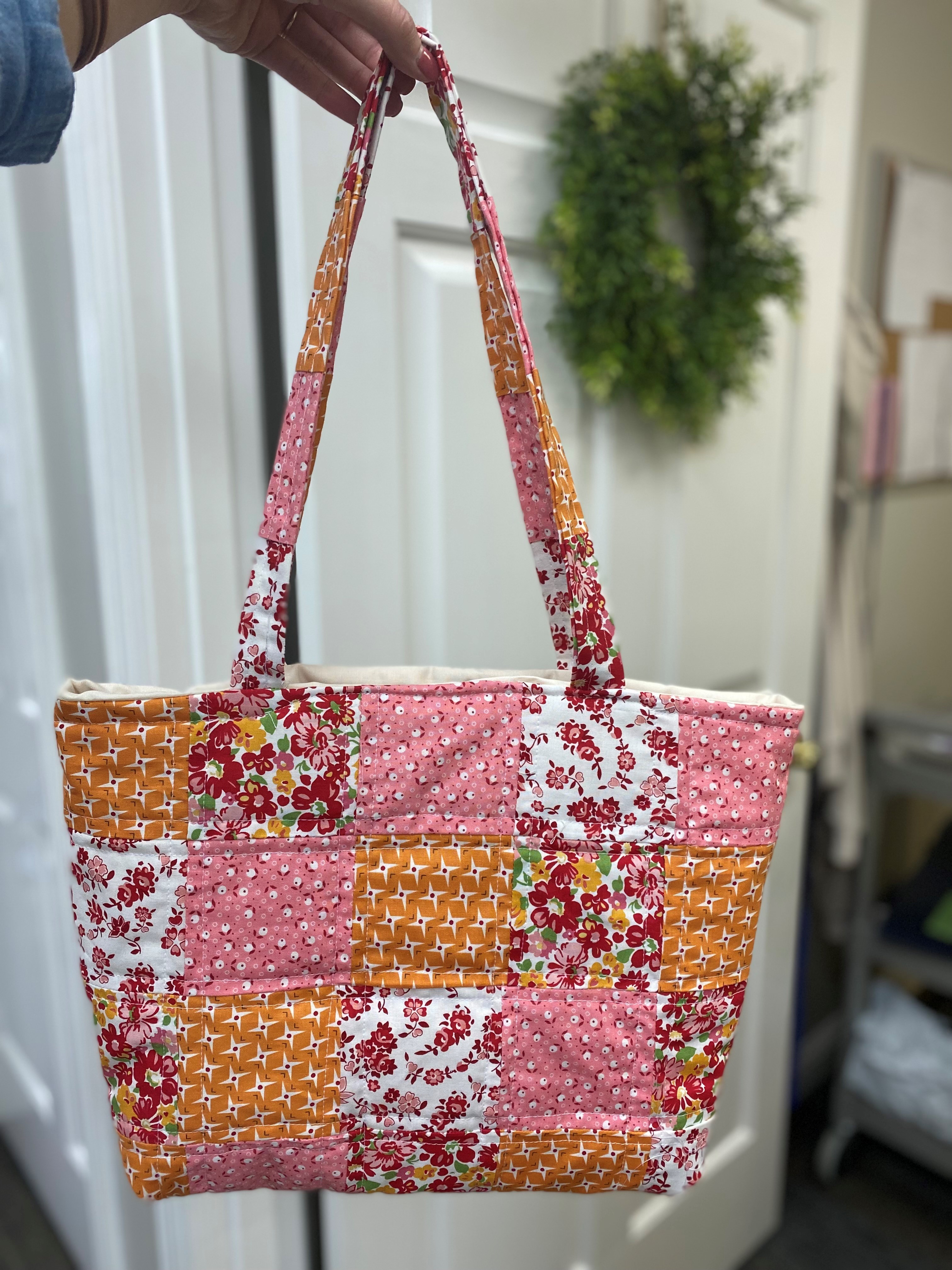 quilted tote